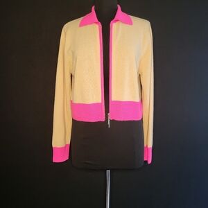 Brodie Cashmere Katy Colour Pop Jacket 100% Grade A Mongolian Cashmere